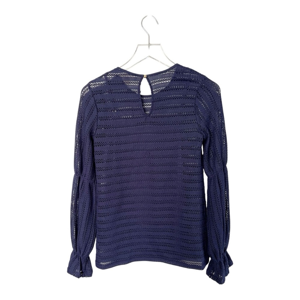 MICHAEL KORS Navy Blue Knit Top NWT